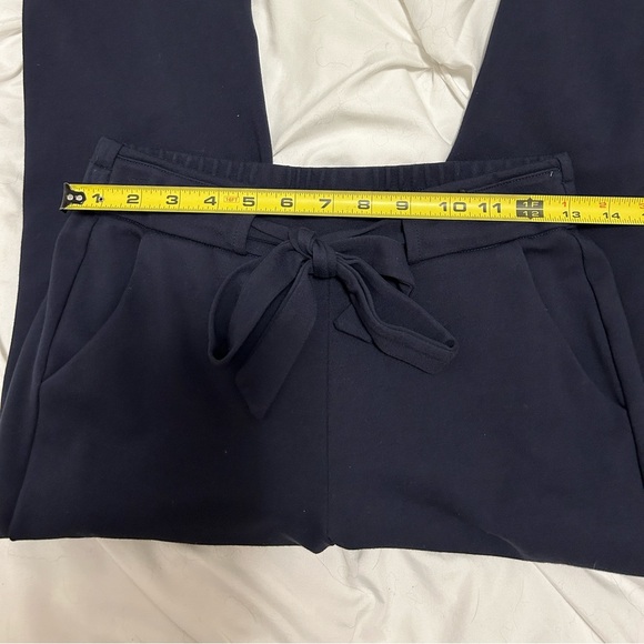 BADGLEY MISCHKA ~ dark navy tie front pants ~ size XS - Picture 9 of 9